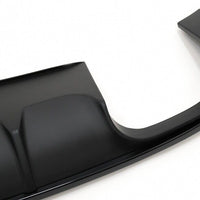 Diffusore per paraurti posteriore per Audi A4 B9 8W Sedan Avant (2016-2018) Nero