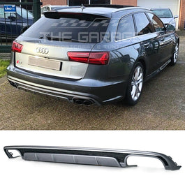 Diffusore Posteriore LOOK RS per -> AUDI A6 4G C7 (2015-2018) -> SOLO per SLINE