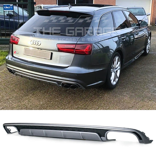Diffusore Posteriore LOOK RS per -> AUDI A6 4G C7 (2015-2018) -> SOLO per SLINE