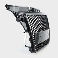 per AUDI A3 8P 8PA 2008-2012 Griglia RS3 Look Nero Lucido con PDC