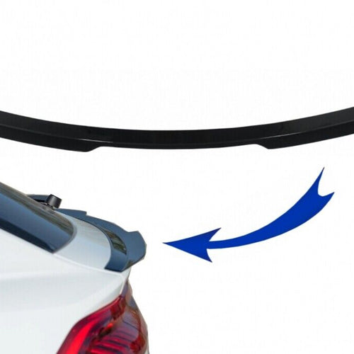 Spoiler per bagagliaio per Audi Q8 SUV (2018-up) Design sportivo Piano Black