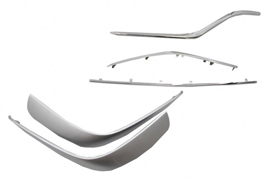 Spoiler anteriore Splitter Flaps Flics Guarnizione cromata per Mercedes GLE Coup