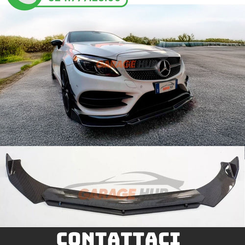 LAMA ANTERIORE *AMG LOOK CARBONIO* TUNING per Mercedes Classe A W176 W177 C CLA