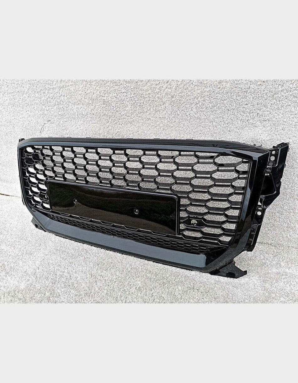per AUDI Q2 GA 2016-2020 Griglia Radiatore RSQ2 Look Nero Lucido