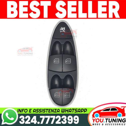 Pulsantiera interruttori alzacristallo guida MERCEDES Classe E Sedan W211 200...