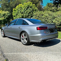 S6 Replica per AUDI A6 4G C7 2015-2018 DIFFUSORE POSTERIORE SOTTO PARAURTI
