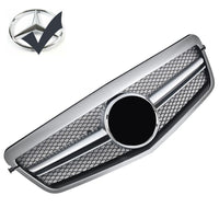 Griglia sportiva griglia per Mercedes W212 S212 E FINO al 2013 argento AMG LOOK