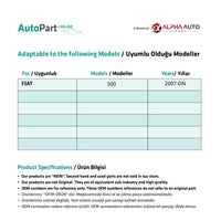 Kit Riparazione Alzacristalli per Fiat 500 - Destro-Sinistro