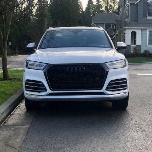 per AUDI Q5 FY 2016-2020 Griglia Radiatore Nero in Ottica RSQ5