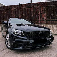 per Mercedes E W213 S213 2016-2019 Griglia Radiatore AMG GT Nero
