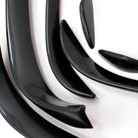 Splitter paraurti anteriore Pinne Flaps Aero per Mercedes Classe C W205 S205 C20