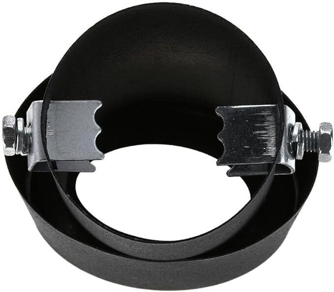 Tubo Di Scarico Silenziatore INOX Auto Universale (Sabbia nera diritta)
