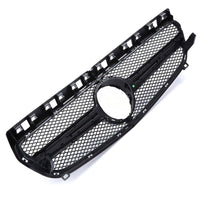 per Mercedes A W176 12-15 Griglia Anteriore Nero Lucido Look AMG