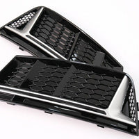 Paraurti Inferiore Griglia Coperture Griglie Laterali per Audi A4 B9 Berlina Ava