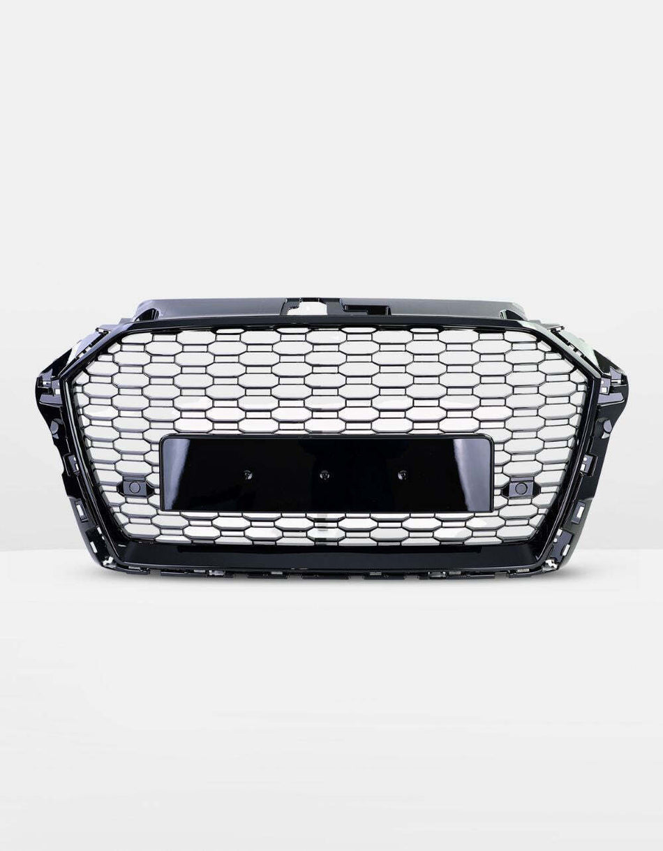 per AUDI A3 8V 2016-2020 Griglia Radiatore RS3 Look Nero - PDC