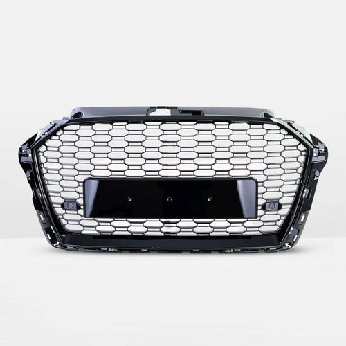per AUDI A3 8V 2016-2020 Griglia Radiatore RS3 Look Nero - PDC
