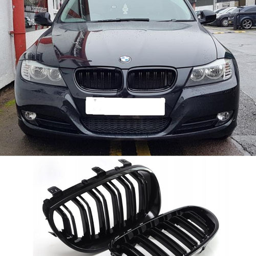 per BMW Serie 3 E90 E91 2008-2012 Griglia Radiatore M Doppia Striscia