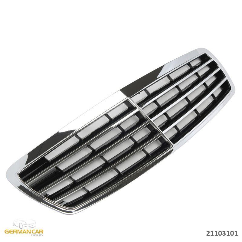 Griglia sportiva per Mercedes W211 S211 E 2002-2006 cromata nera AMG LOOK