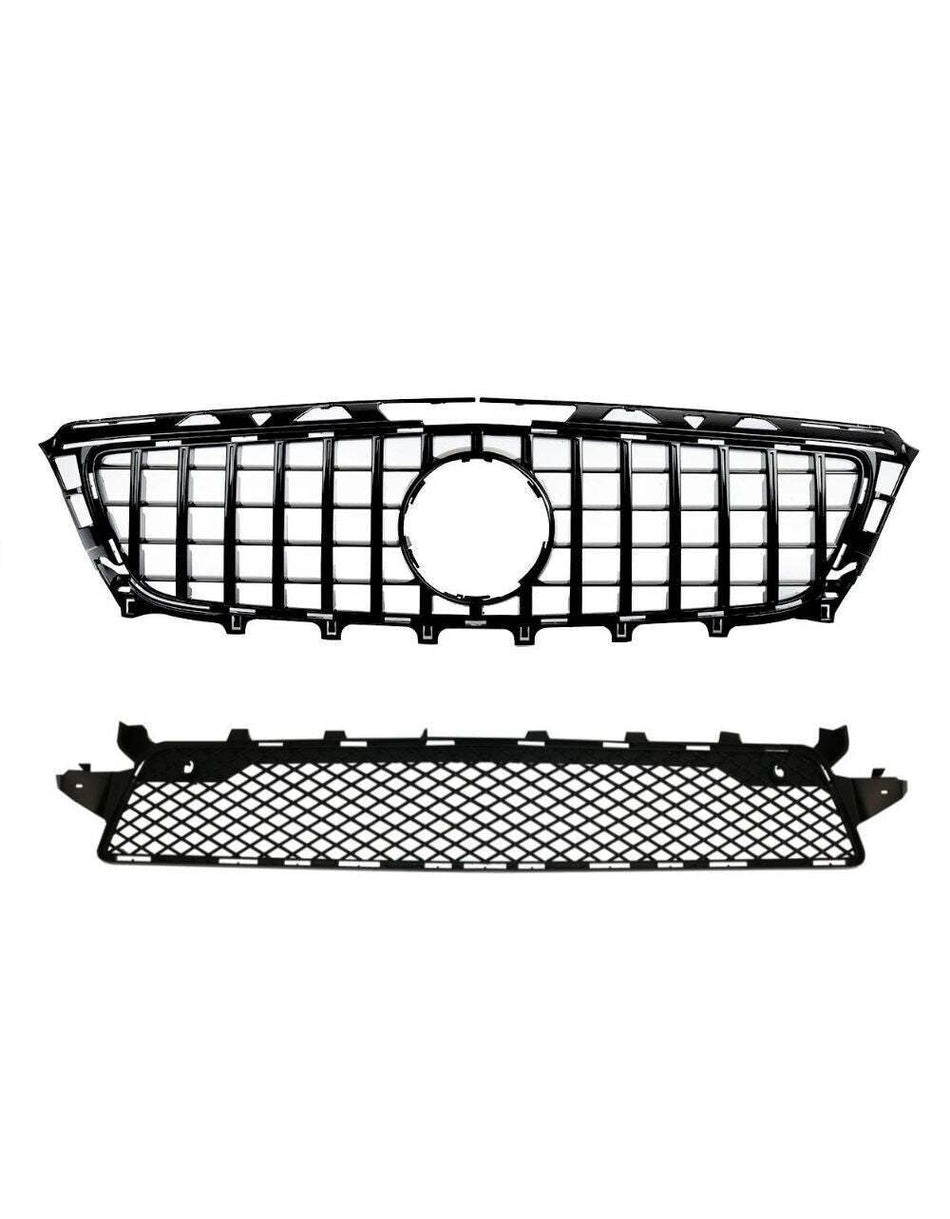 per Mercedes CLS W218 11-14 Griglia Radiatore Panamericana Nero
