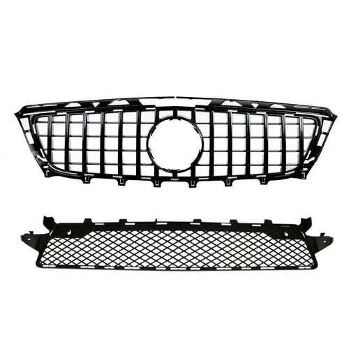 per Mercedes CLS W218 11-14 Griglia Radiatore Panamericana Nero