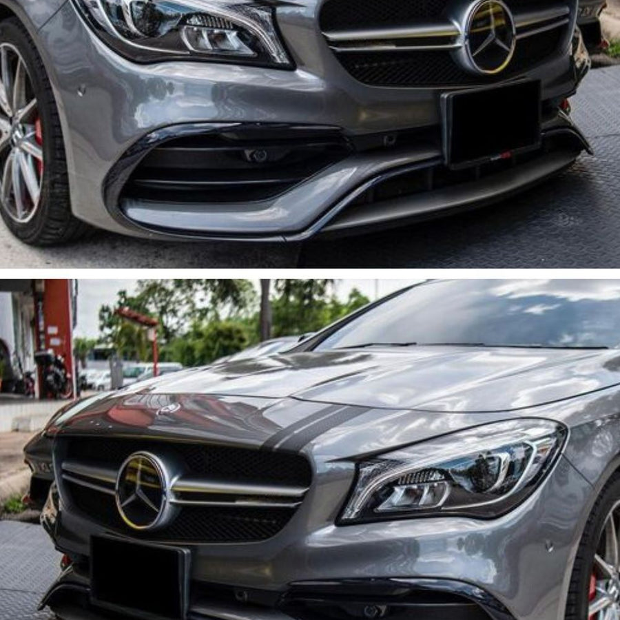 per Mercedes X117 CLA 2015-2018 Griglia Anteriore Look AMG