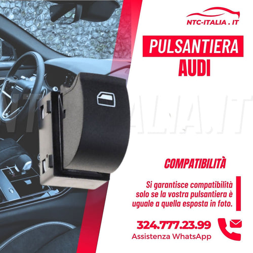 🟩Pulsante tastiera Alzavetro Elettrico Destra per AUDI A3 A6 C5 1998-2005