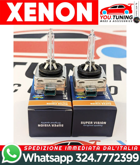Kit Lampadine Auto BI-XENON D1S, Luci RICAMBIO XENON Lampade 6000K 10000 LM – vista 8