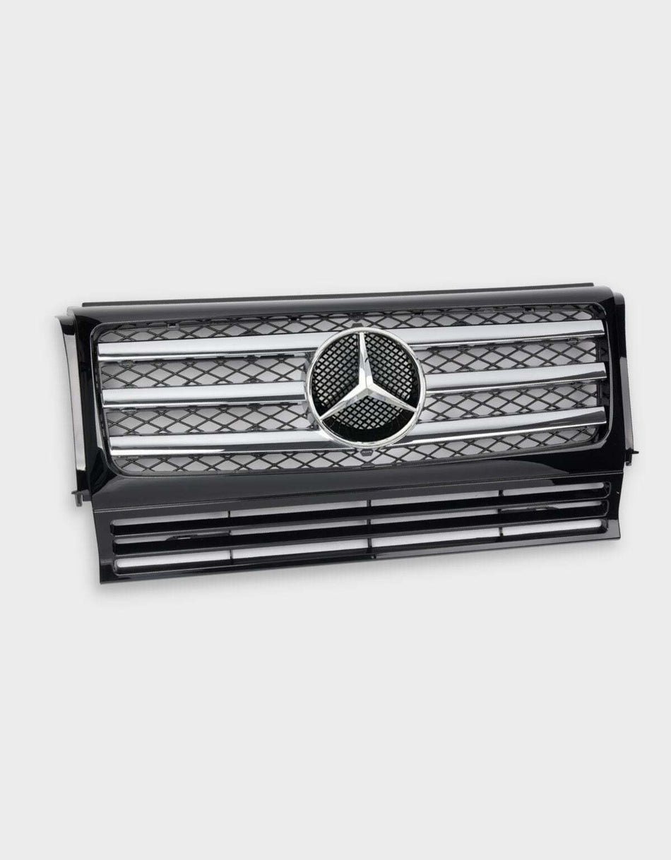 per Mercedes G W463 1990-2017 Griglia Radiatore G63 Look Nero