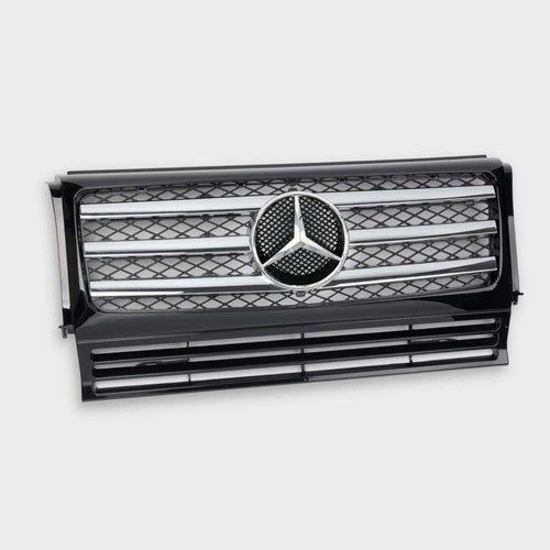 per Mercedes G W463 1990-2017 Griglia Radiatore G63 Look Nero