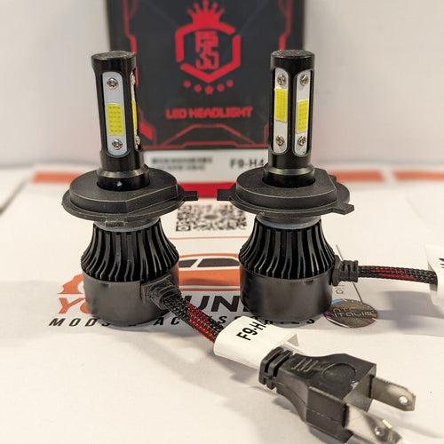 Kit 2✖️Lampadine LED FARI H4 durata oltre 50.000 ore -> 12000 LM EXTRA LUMINOSE