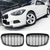 per BMW SERIE 1 F20 F21 FINO A 15 GRIGLIA DEL RADIATORE DOPPIA STAFFA NERA LU...