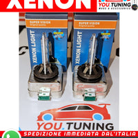 Kit Lampadine Auto BI-XENON D1S, Luci RICAMBIO XENON Lampade 6000K 10000 LM