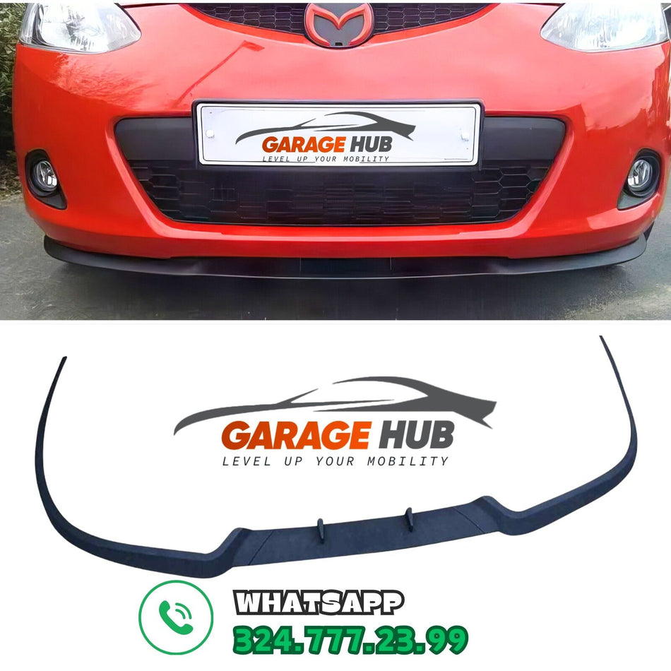 LAMA FRONTALE SPORTIVA -> MAZDA 2 -> SOTTO PARAURTI SPLITTER SPOILER ANTERIORE