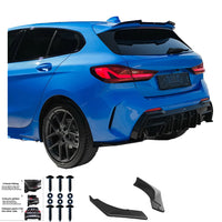 Splitter laterali posteriori compatibili con BMW Serie 1 F40 M-Pack / M135i 2019