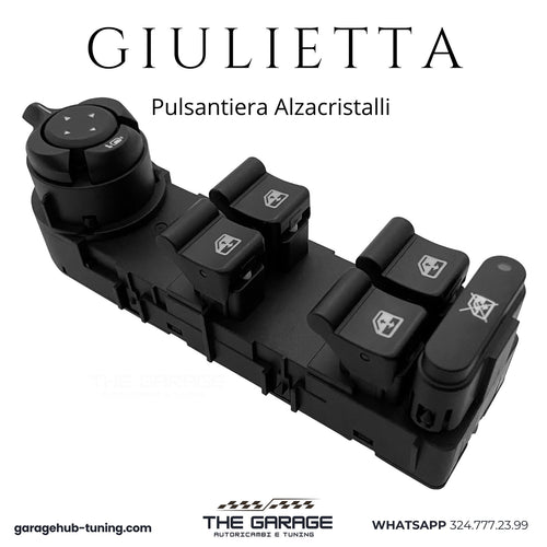 Pulsantiera Alza cristalli per ALFA ROMEO Giulietta 2010-2020 940 ALTA QUALITA'