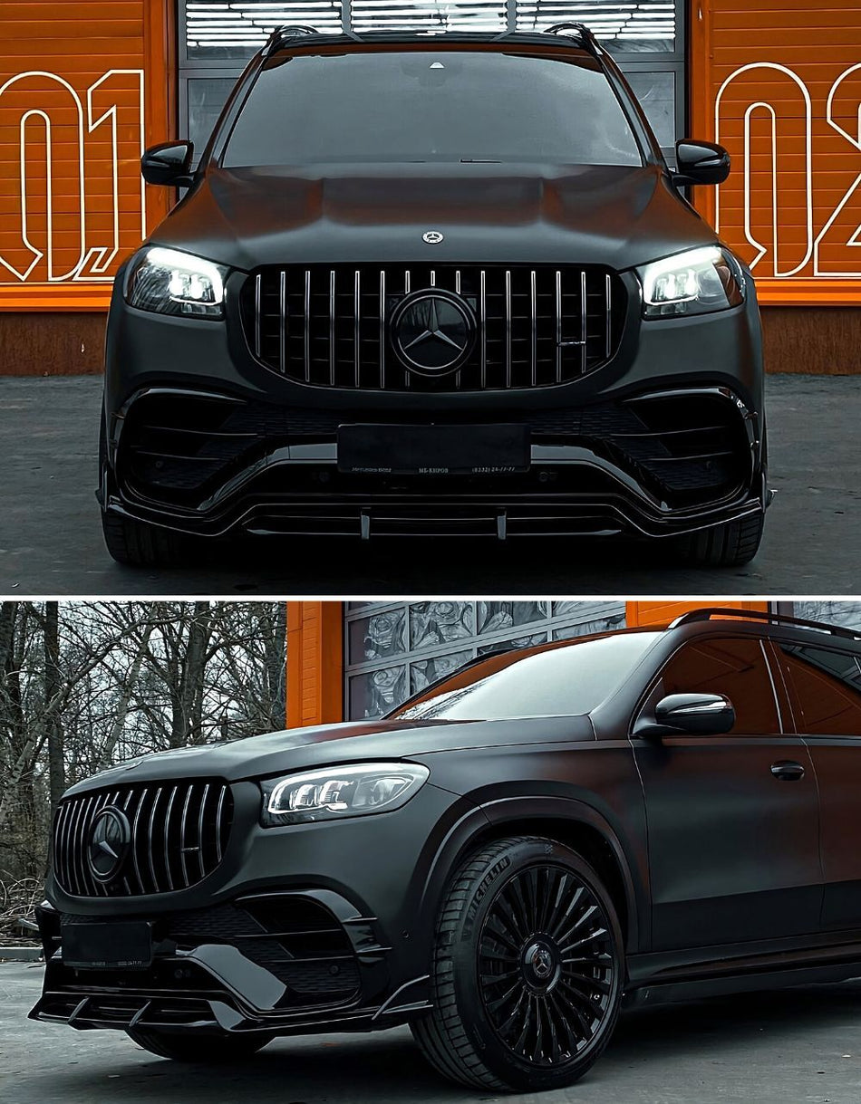 Griglia Panamerica SILVER GTR AMG Look per Mercedes GLE W167 2019-2023