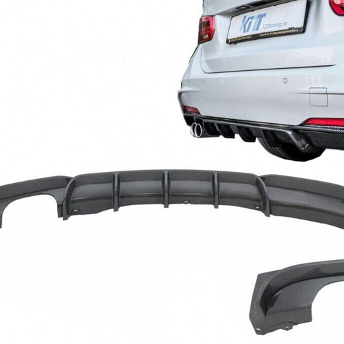 Diffusore spoiler paraurti posteriore in carbonio per BMW Serie 3 F30 F31 (2011-