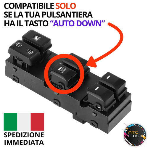 Pulsantiera AUTO DOWN Interruttore Alzacristalli per KIA SPORTAGE III SL 3