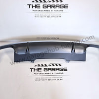 DIFFUSORE Posteriore RS4 per Audi A4 B9-8W (2015-2019) con Bordatura SILVER