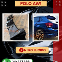 Alettone GT BATMAN Spoiler Tetto per VW POLO 6 MK6 (AW1) dal 2017 Nero Lucido