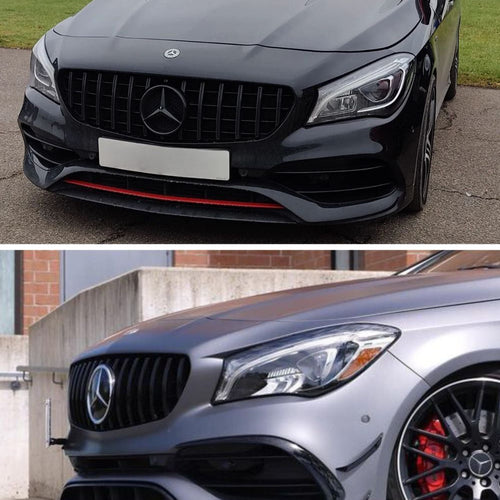 per Mercedes C117 CLA 2013-2018 Griglia Radiatore Panamericana AMG