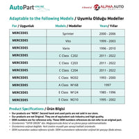 10 Connettori per Mercedes Classe A W168 Classe M W163