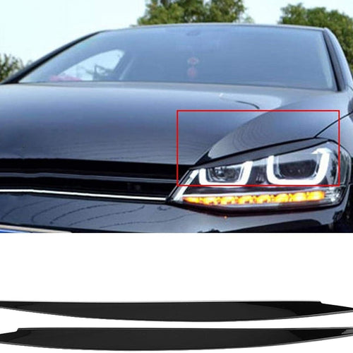*SPORT LOOK* VW GOLF MK7 / GTI / R Line PALPEBRE CIGLIA FANALI FARI ANTERIORI