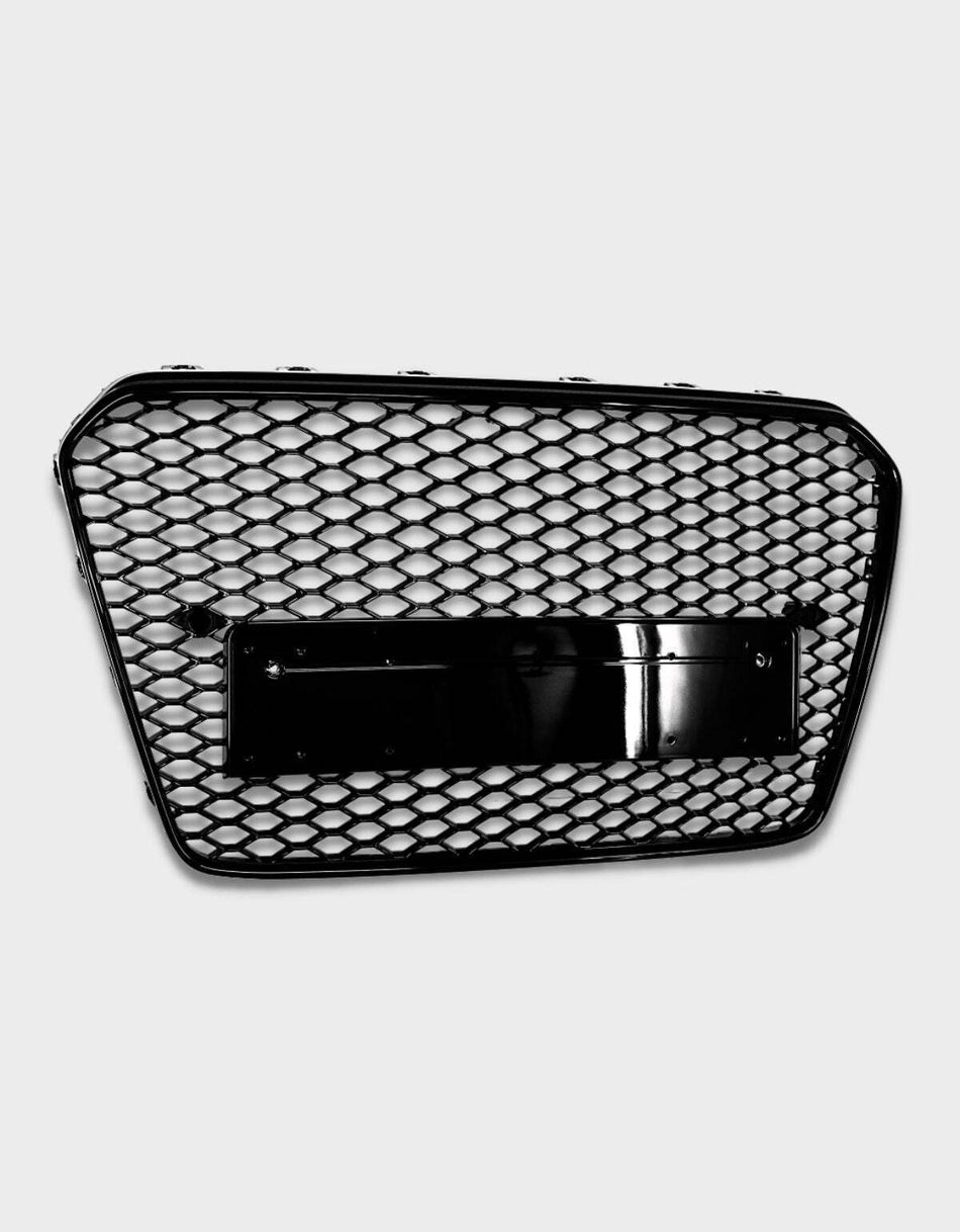 per AUDI A5 8T 2012-2016 Griglia RS5 Look a Nido D'ape Nero PDC