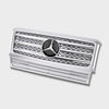 per Mercedes G W463 1990-2017 Griglia Radiatore Sport Argento