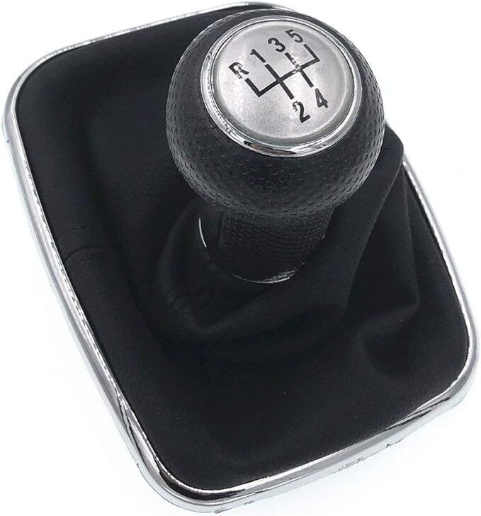 Manopola Ghetta Leva Pomello Cambio 5 Marce per VW Bora golf MK4 MK5+Cuffia