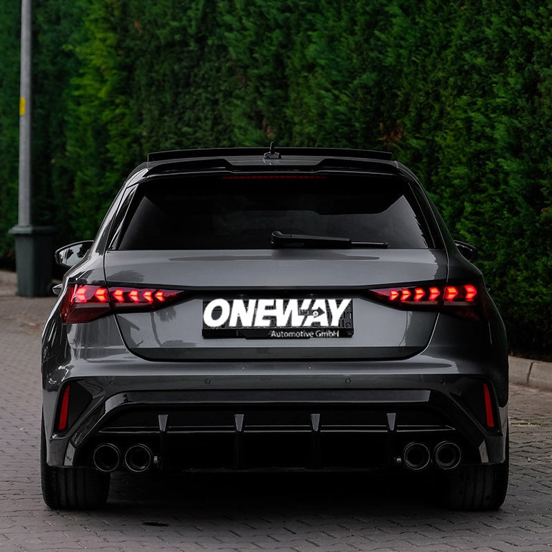 Diffusore posteriore per AUDI A3 S-Line / S3 8Y Facelift Sportback 2025+