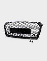 per AUDI A5 F5 2016-2019 Griglia Radiatore RS5 Look Nero Lucido