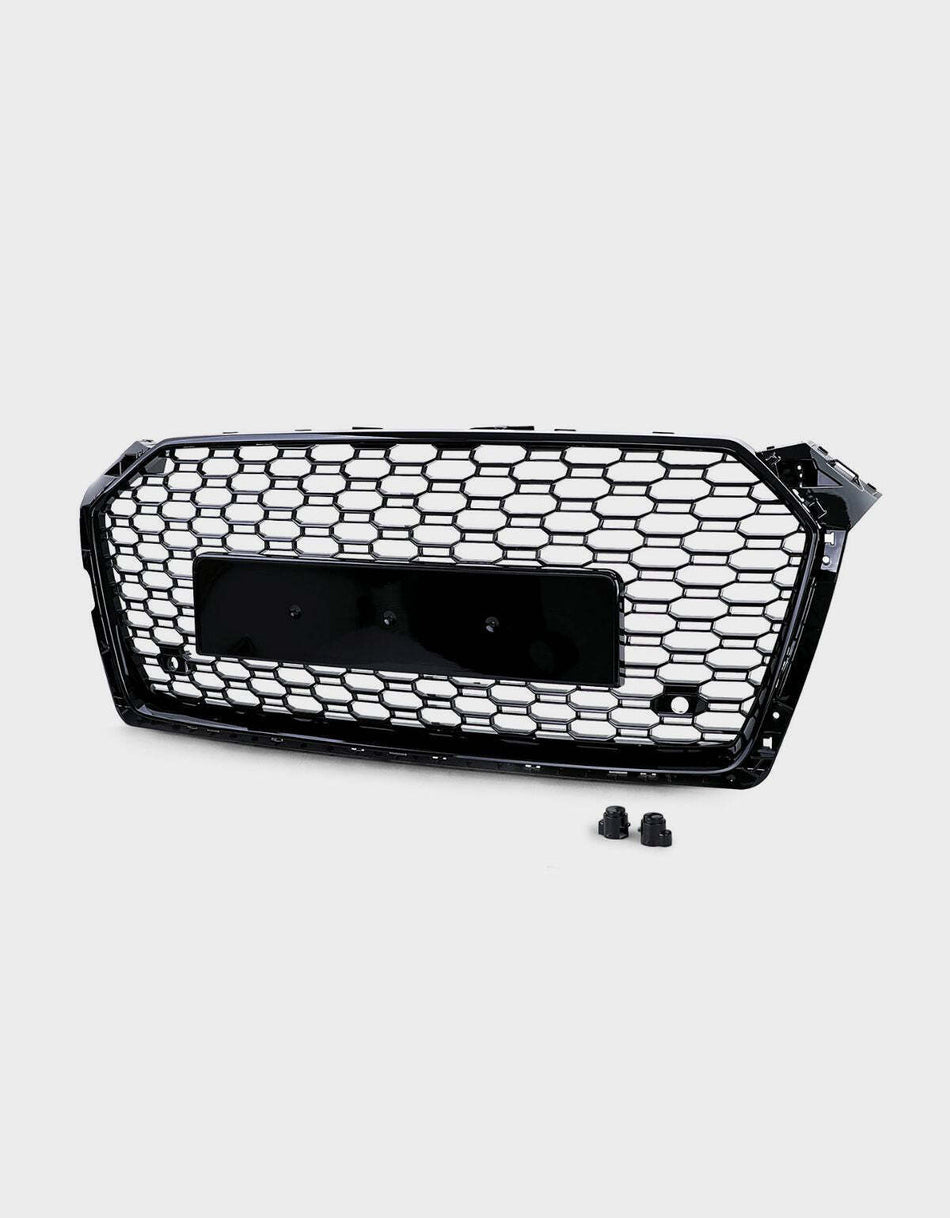per AUDI A5 F5 2016-2019 Griglia Radiatore RS5 Look Nero Lucido