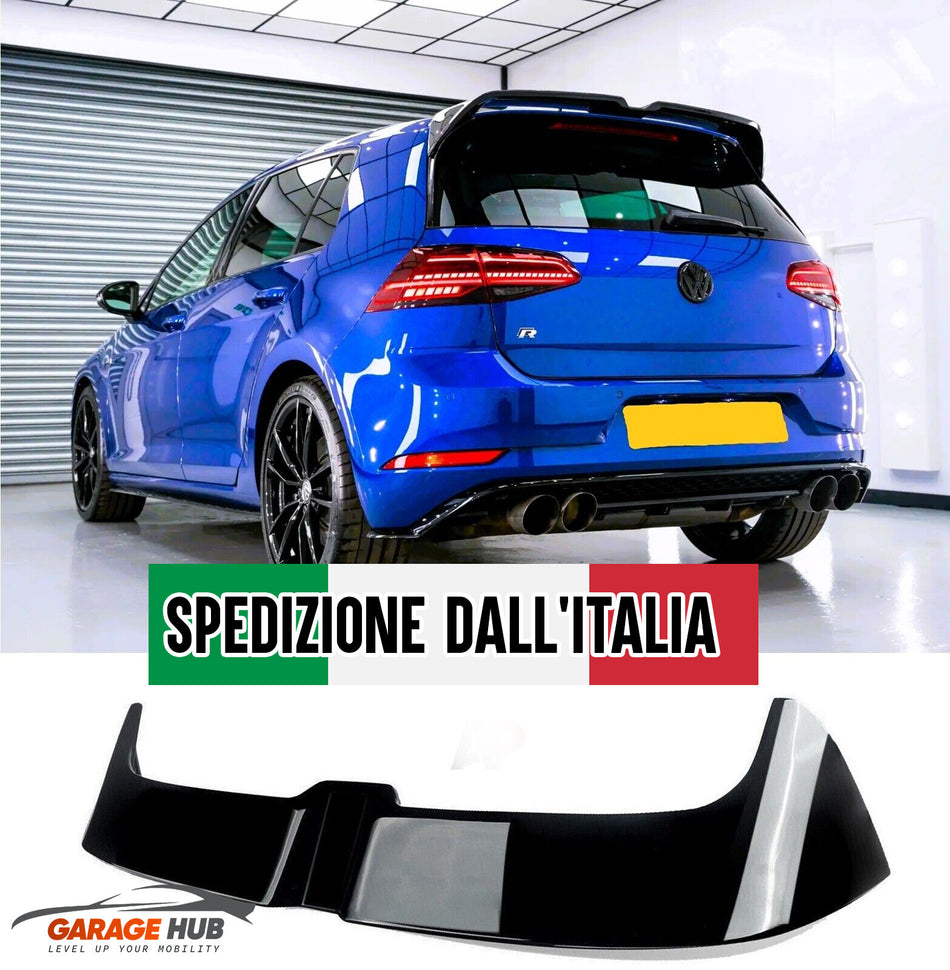 SPOILER POSTERIORE NERO per V W   GOLF  7 7.5  TETTO ALETTONE  R / G T D